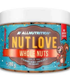 Nutlove Whole Nuts, Almonds in Milk Chocolate and Cinnamon - 300 grams