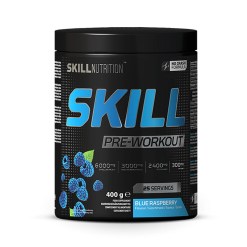 Skill Pre-Workout, Blue Raspberry - 400 grams