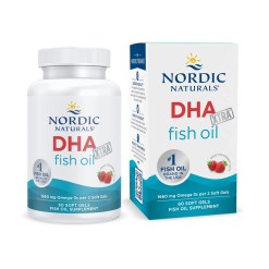 Nordic Naturals DHA Xtra, 1660mg Strawberry - 60 softgels