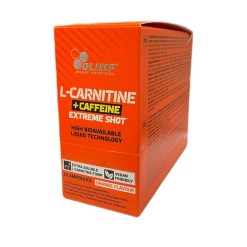 L-Carnitine + Caffeine Extreme Shot, Orange - 10 x 25 ml.