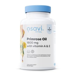 Osavi Primrose Oil with Vitamin A & E, 1800mg - 90 softgels