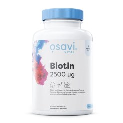 Biotin, 2500mcg - 180 vegan caps