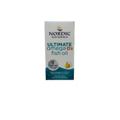 Ultimate Omega-D3 Fish Oil, 1280mg Lemon - 120 softgels