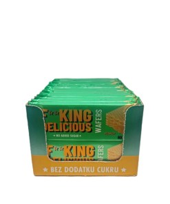 Fitking Delicious Wafers, Peanut - 32 x 80g