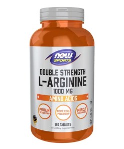 L-Arginine, 1000mg - 180 tablets