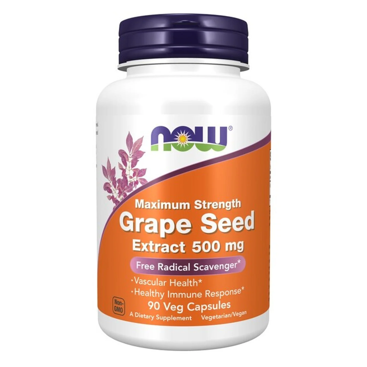 Grape Seed Extract, 500mg Maximum Strength - 90 vcaps