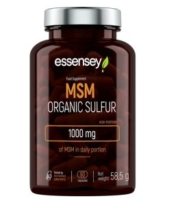 MSM Sulfur, 1000mg - 90 caps