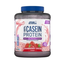 Applied Nutrition 100% Casein Protein, Strawberry Cream - 1800 grams