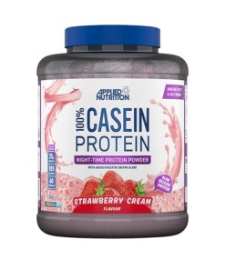 100% Casein Protein, Strawberry Cream - 1800 grams