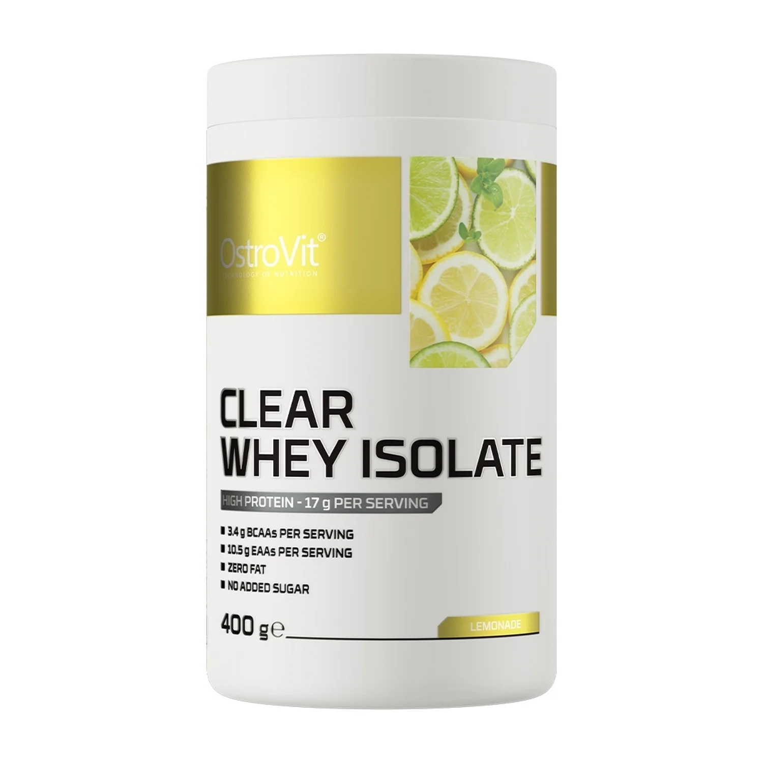 OstroVit Clear Whey Isolate, Lemonade - 400 grams