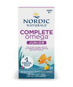 Complete Omega Junior, 283mg Lemon - 180 mini softgels