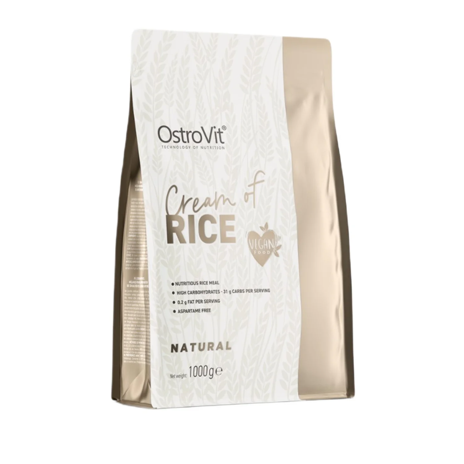 OstroVit Cream of Rice, Natural - 1000 grams