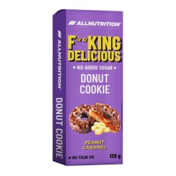 Fitking Delicious Donut Cookie, Peanut Caramel - 128 grams