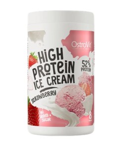 High Protein Ice Cream, Strawberry - 400 grams