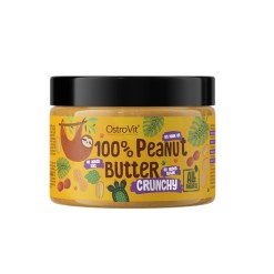 OstroVit 100% Peanut Butter, Crunchy - 500 grams