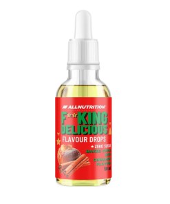 Fitking Delicious Flavour Drops, Baked Apple with Cinnamon - 50 ml.