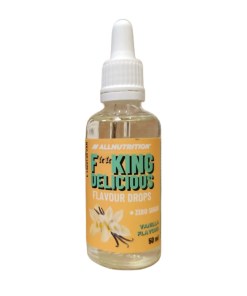 Fitking Delicious Flavour Drops, Vanilla - 50 ml.