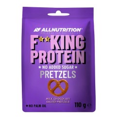 Allnutrition Fitking Protein Pretzels, Milk Chocolate Salted - 110 grams