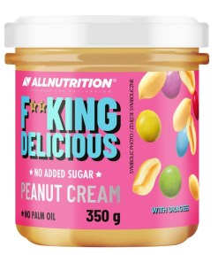 Fitking Delicious Peanut Cream, with Dragees - 350 grams