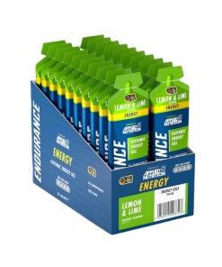 Endurance Energy Isotonic Energy Gel, Lemon & Lime - 20 x 60g