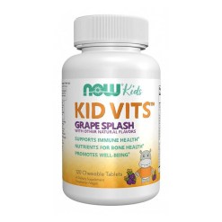 NOW Foods Kid Vits, Grape Splash - 120 chewables