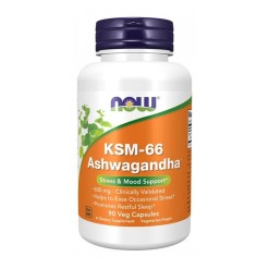 NOW Foods KSM-66 Ashwagandha - 90 vcaps