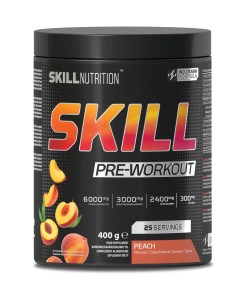 Skill Pre-Workout, Peach - 400 grams