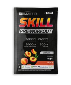 Skill Pre-Workout, Peach - 16 grams (1 serving)