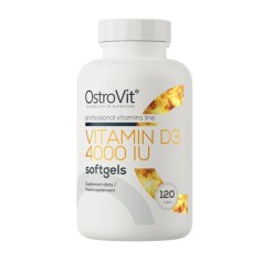 OstroVit Vitamin D3 4000 - 120 softgels