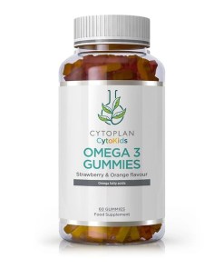Kid's Omega 3 Gummies, Strawberry & Orange - 60 gummies