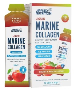 Liquid Marine Collagen, Cherry & Apple - 10 x 30g