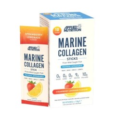 Applied Nutrition Marine Collagen Sticks, Strawberry Lemonade - 10 x 12g