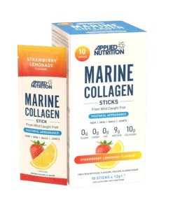 Marine Collagen Sticks, Strawberry Lemonade - 10 x 12g