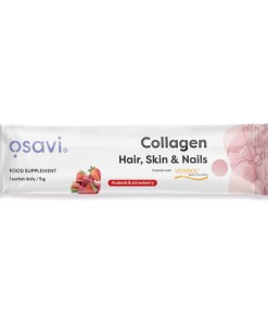 Collagen Peptides (Hair Skin & Nails), Rhubarb & Strawberry - 5 grams (1 serving)