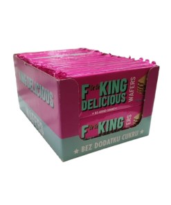 Fitking Delicious Wafers, Cocoa - 32 x 80g