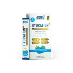 Hydration + Electrolyte & Vitamin Powder Stick Packs, Blue Raspberry - 7 x 8g