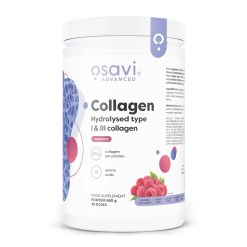 Collagen Hydrolysed Type I & III, Raspberry - 660 grams
