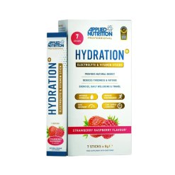 Hydration + Electrolyte & Vitamin Powder Stick Packs, Strawberry Raspberry - 7 x 8g