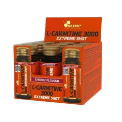 Olimp Nutrition L-Carnitine 3000 Extreme Shot, Cherry - 9 x 25 ml.