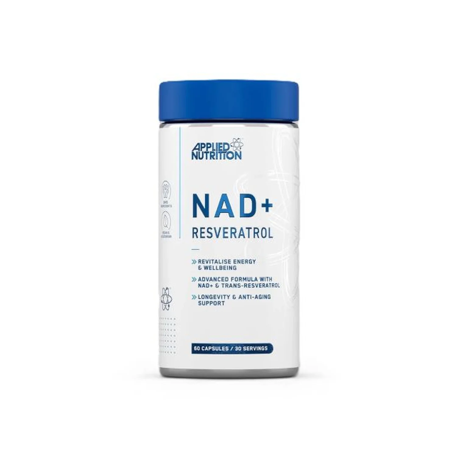 Applied Nutrition NAD+ Resveratrol - 60 caps