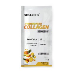 Hydrolysed Collagen Type I & III, Pineapple - 22 grams (1 serving)