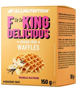 Fitking Delicious Waffles, Vanilla Flavour - 150 grams
