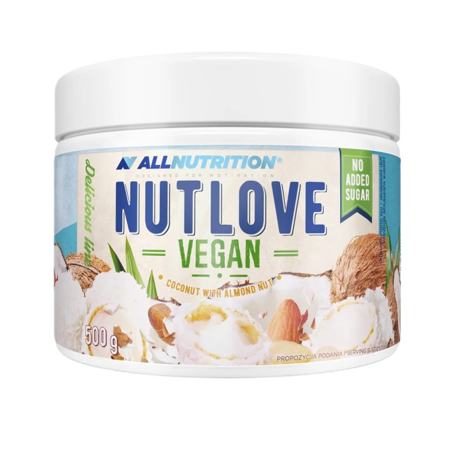Nutlove Vegan, Coconut with Almond Nut - 500 grams