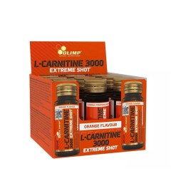 Olimp Nutrition L-Carnitine 3000 Extreme Shot, Orange - 9 x 25 ml.