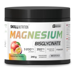 Magnesium Bisglycinate Powder, Passion Fruit-Peach - 240 grams