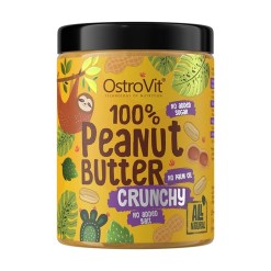 OstroVit 100% Peanut Butter, Crunchy - 1000 grams