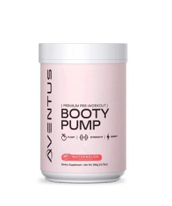 Booty Pump - Premium Pre-Workout, Watermelon - 390 grams