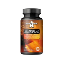 Vitamin D3 4000IU + Olive Oil - 120 softgels