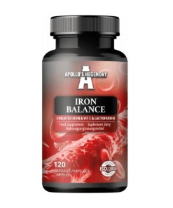Iron Balance Chelated Iron & Vit C & Lactoferrin - 120 caps