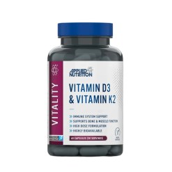 Applied Nutrition Vitamin D3 & Vitamin K2 - 60 vcaps